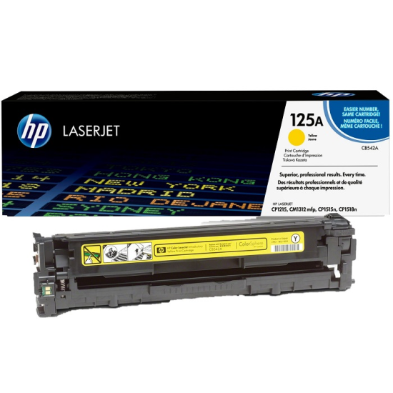 HP CB542A-125A (Yellow)
