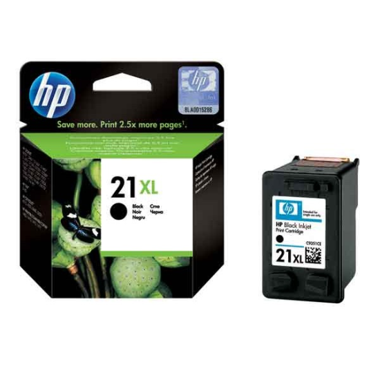 HP 21XL-C9351CE (3940-4355-D1530-D2360-D2460-F2180-F380-F4180-PSC 1410) (Black)