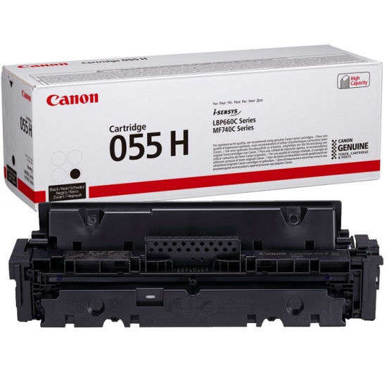 Canon CRG-055H BK (LBP660-LBP662-LBP663-LBP664-MF740-MF741-MF742-MF743-MF744-MF745-MF746) (Black)