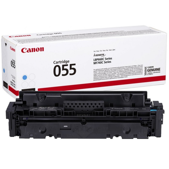 Canon CRG-055 C (LBP660-LBP662-LBP663-LBP664-MF740-MF741-MF742-MF743-MF744-MF745-MF746) (Cyan)