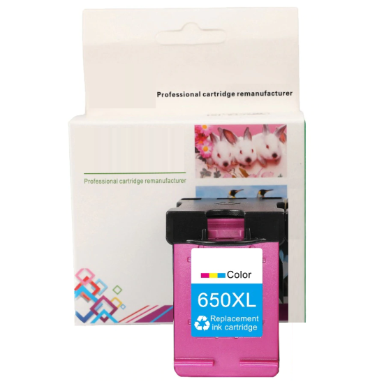 HP 650XL-CZ102AE (1015-1515-1516-2515-2545-2546-2645-3515-3545-4645) Muadil Renkli Kartuşu