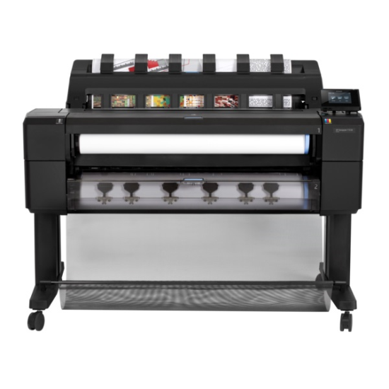 HP DesignJet T1530 914 inç PostScript Yazici (L2Y24B) & (HP 727)