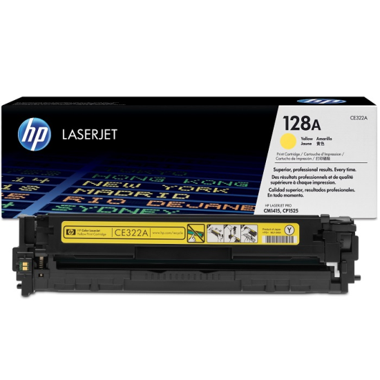 HP CE322A-128A (Yellow) 