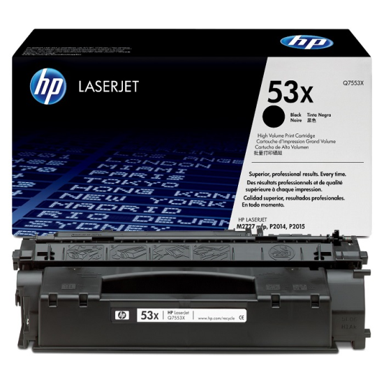 HP Q7553X-53X (P2010/P2011/P2012/P2013/P2014/P2015/M2727) (Black)