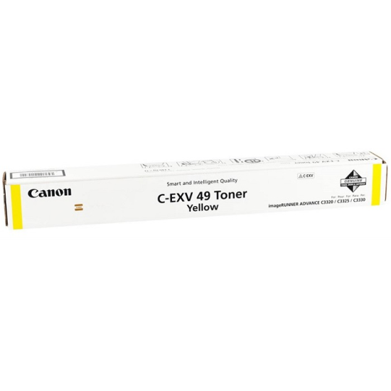 Canon C-EXV 49Y (IR C3300-C3320-C3325-C3330-C3500-C3520-C3525-C3530-C3720-C3725-C3730) (Yellow)