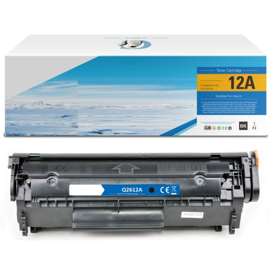 HP Q2612A (12A-1010-1015-1018-1020-1022-3015-3020-3030-3050-3052-3055-M1005-M1120-M1319-M521)(Black)