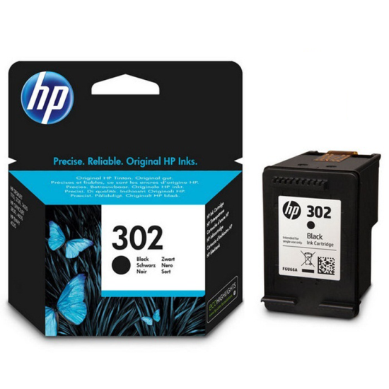HP 302 (F6U66AE) (Black)