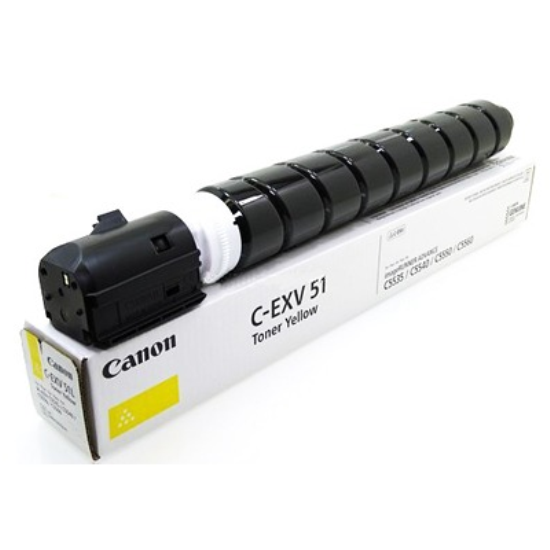 Canon C-EXV 51 Y (IR C5500-C5535-C5540-C5550-C5560) Orjinal Sari Toner