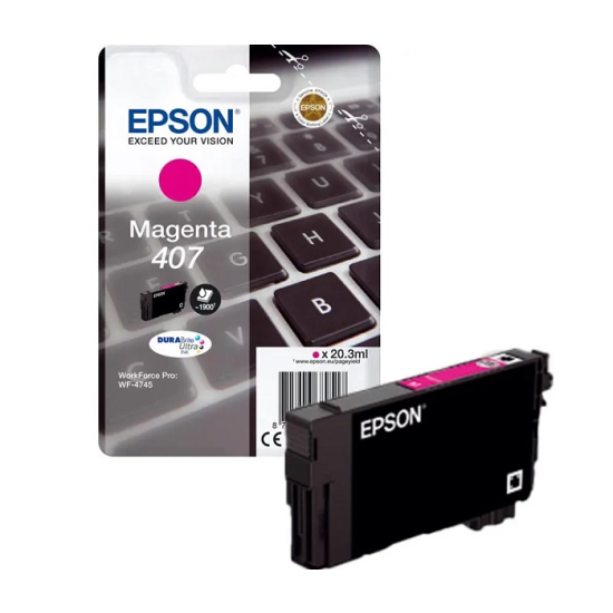 EPSON 407M/WorkForce Pro WF-4745 (C13T07U340) (Magenta)