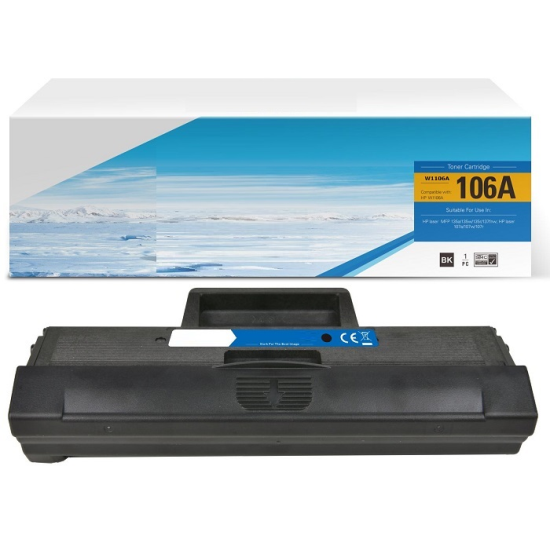 HP W1106A-106A (107A-107R-107W-MFP 135A-MFP 135R-MFP 135W-MFP 137FNW)-(Black)