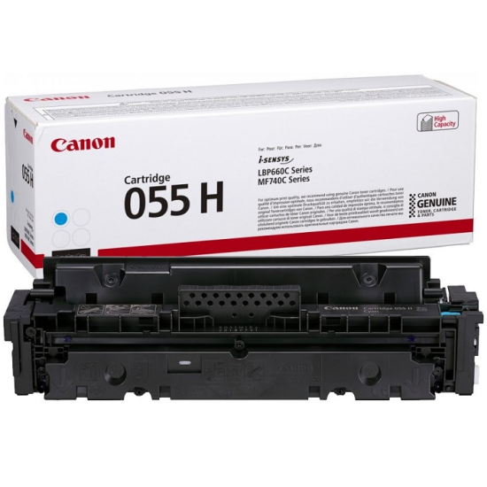 Canon CRG-055H C (LBP660-LBP662-LBP663-LBP664-MF740-MF741-MF742-MF743-MF744-MF745-MF746) (Cyan)