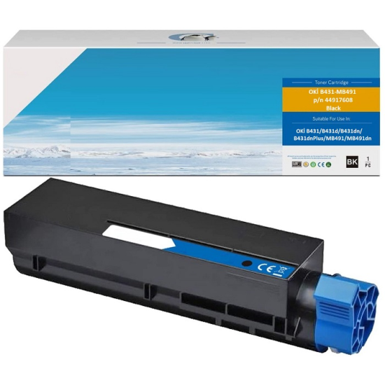 OKI B431/MB491 (p/n 44917608)-(Black) 