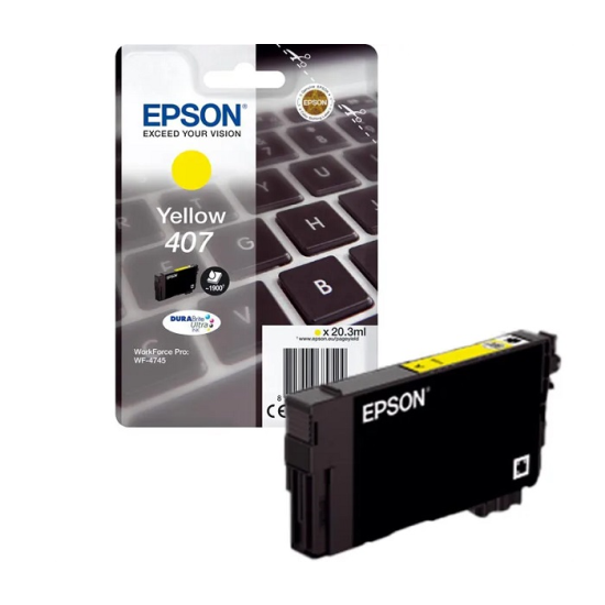 EPSON 407Y/WorkForce Pro WF-4745 (C13T07U440) (Yellow)