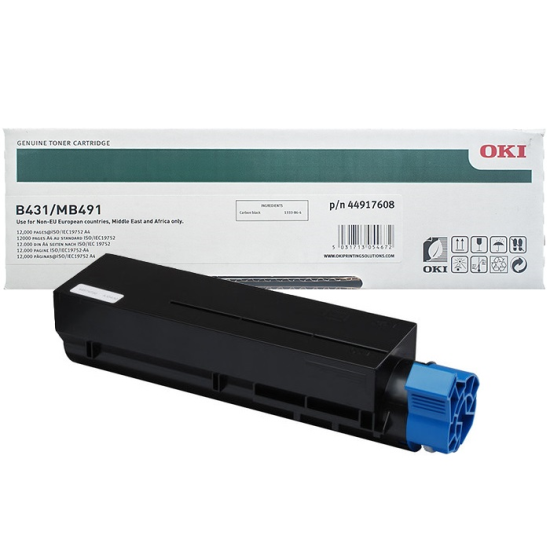 OKI B431/MB491 (p/n 44917608) (Black) 