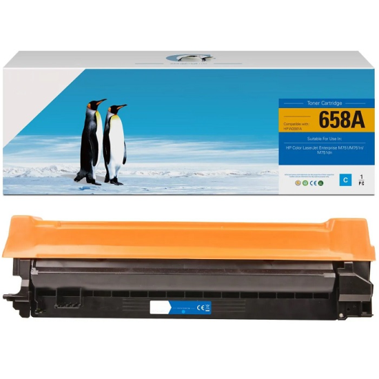 HP 658A-W2001A (M751)-(Cyan)
