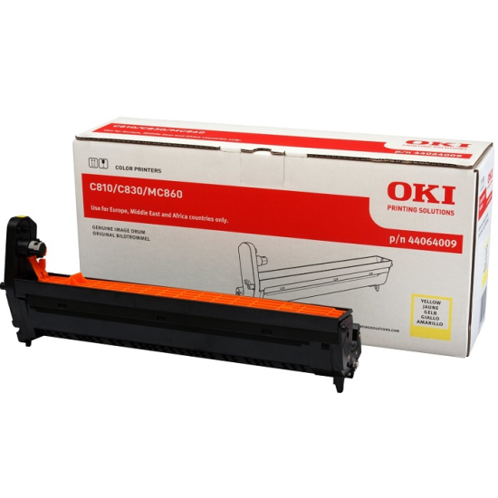 Oki C801/C810/C821/C830/MC851/MC860/MC861 (p/n 44064009) (Yellow Drum)