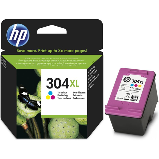 HP 304XL-N9K07AE (120-125-2620-2630-3720-3730-3732-5020-5030) (Color)