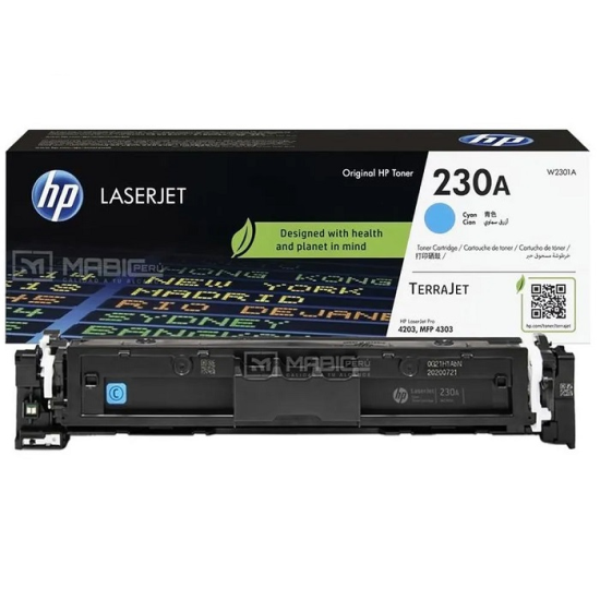 HP 230A-W2301A (Pro 4203/Pro MFP 4302/Pro MFP 4303) (Cyan)