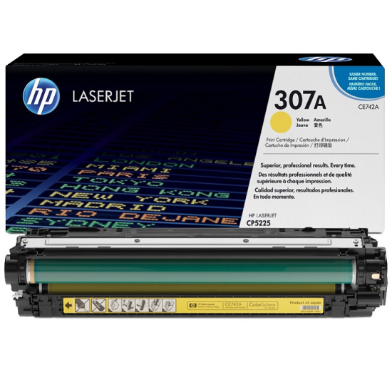 HP CE742A (307A-CP5225) (Yellow)