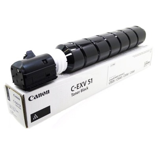 Canon C-EXV 51 BK (IR C5500-C5535-C5540-C5550-C5560) Orjinal Siyah Toner