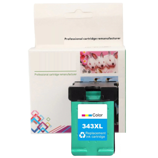 HP 343XL-C8766EE (C3180-D5160-2575-5740-5940-6540-7310-7410-8050-H470-K7100) Muadil Renkli Kartusu