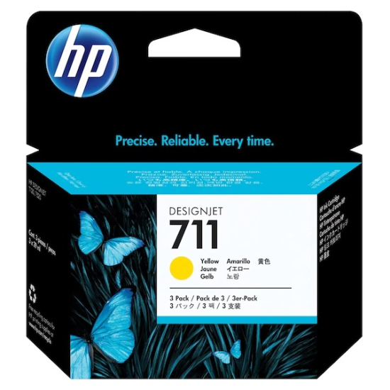 HP 711-CZ132A (T120-T125-T130-T520-T525-T530) (Yellow)
