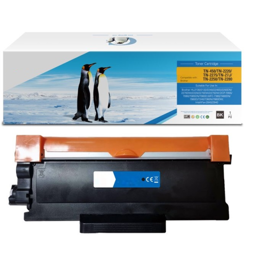 Brother TN-2280 (HL-2240-2250-2270/DCP-7060-7065/MFC-7290-7360-7470-7860/FAX-2840-2950)_(Black)