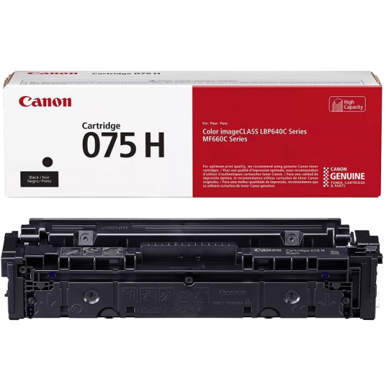 Canon CRG-075HBK-6365C002 (LBP646/LBP647/MF662/MF663/MF664/MF665/MF667) (Black)