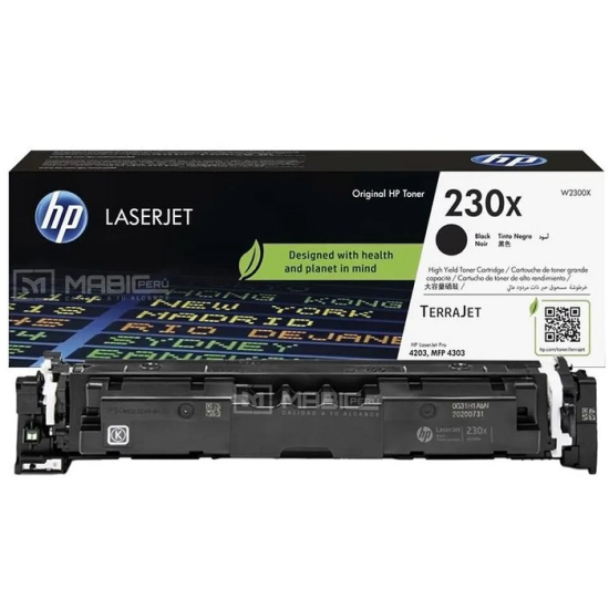 HP 230X-W2300X (Pro 4203/Pro MFP 4302/Pro MFP 4303) (Black)