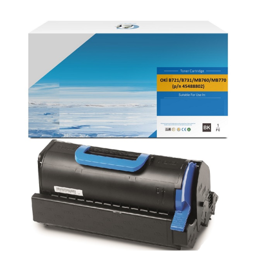 Oki B721/B731/MB760/MB770 (p/n 45488802)-(Black) 