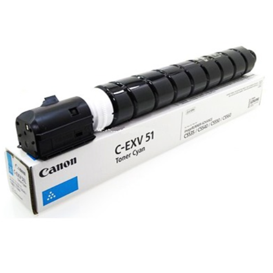 Canon C-EXV 51 C (IR C5500-C5535-C5540-C5550-C5560) Orjinal Mavi Toner
