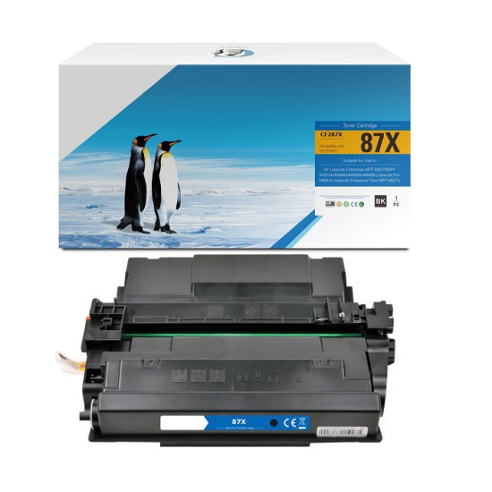 HP CF287X-87X (M501-M506-M527-E52545)-(Black)