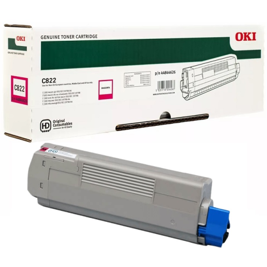 OKI C822 (p/n 44844626/p/n 44844614) (Magenta)