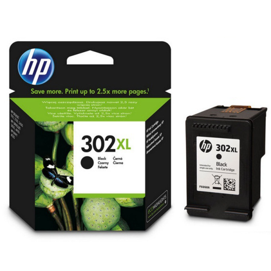 HP 302XL (F6U68AE) (Black)