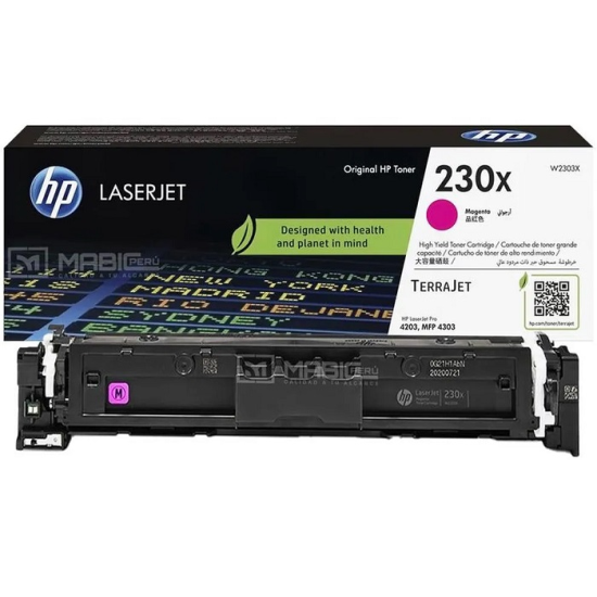 HP 230X-W2303X (Pro 4203/Pro MFP 4302/Pro MFP 4303) (Magenta)