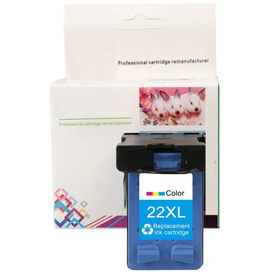 HP 22XL-C9352CE (3940-4355-5610-D1530-D2360-D2460-F2180-F380-F4180-PSC 1410)-(Color)