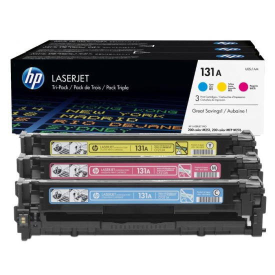 HP CF211A+CF212A+CF213A-131A (U0SL1AM-M251-M276) (CMY)