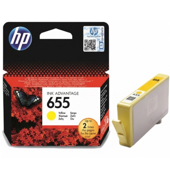 HP 655-CZ112AE (Deskjet 3520-3525-4610-4615-4625-5520-5525-6520-6525) (Yellow)