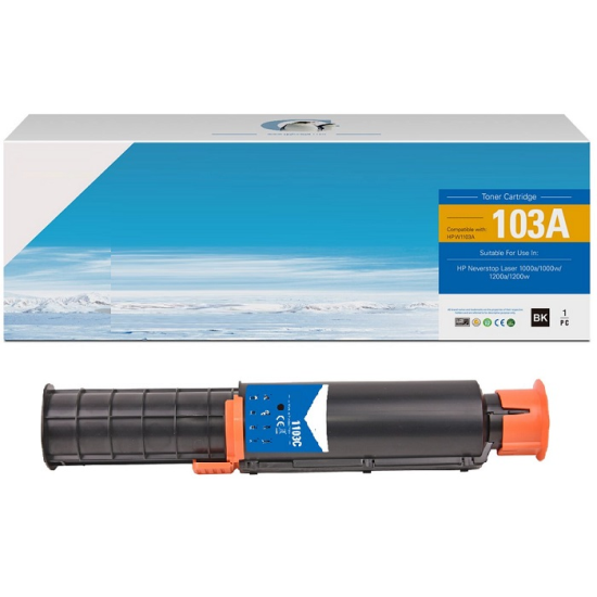 HP W1103A-103A (1000A-1000W-1200A-1200W) Orjinal Siyah Toner
