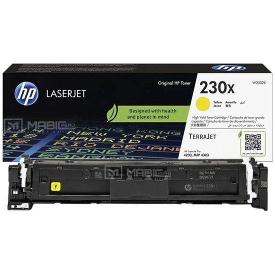 HP 230X-W2302X (PPro 4203/Pro MFP 4302/Pro MFP 4303) (Yellow)