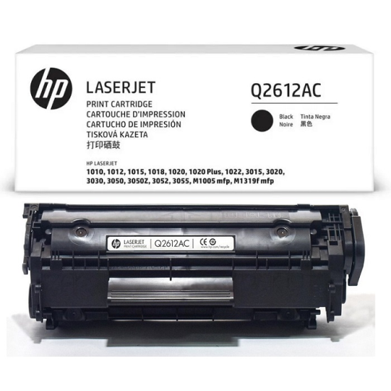 HP Q2612AC (1010-1015-1018-1020-1022-3015-3020-3030-3050-3052-3055-M1005-M1120-M1319-M521) (Black)