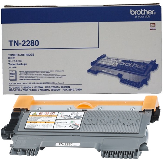 Brother TN-2280 (HL-2240-2250-2270/DCP-7060-7065/MFC-7290-7360-7470-7860/FAX-2840-2950) (Black)