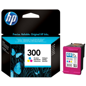 HP 300-CC643EE (D1660-D2560-D2660-D2660-D5560-F2420-F2480-F4210-F4272-F4280-F4580-ENVY 100-ENVY 110-ENVY 114-C4670-C4680-C4685-C4780) Orjinal Renkli Kartuşu