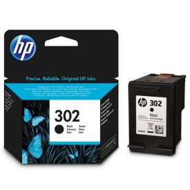 HP 302-F6U66AE (1110-2130-2132-2134-3630-3632-3633-3634-3636-3638-4520-4522-4523-4524-4525-4527-4528-3830-3831-3832-3833-3834-3835-4650-4652-4654-4655-4657-4658-5220-5230) Orjinal Siyah Kartuşu
