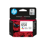 HP 654-7FP39UE (Advantage 2900/4300/6575) Orjinal Siyah Kartusu