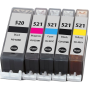 Canon PGI-520BK+CLI-521BK+CLI-521C+CLI-521M+CLI-521Y